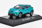 Red / White / Blue / Yellow 1:43 Scale Diecast Toyota C-HR Model