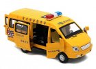 Yellow Kids Power Lines Repair Die-cast Van Bus Toy