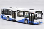 White 1:43 Scale NO.992 Diecast Sunwin ShangHai City Bus Model