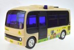 Kids Gray Plastics Electric School Bus Toy