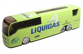 1:50 Scale Light Green TOUR DE FRANCE LIQUIGAS Bus Model