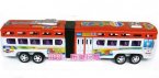 Red / Green Kids Large Scale Articulated Bus Toy