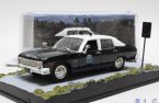 Black 1:43 Scale Diecast Chevrolet Nova Police Car Model