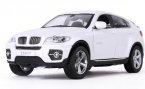 White / Red / Black 1:32 Scale Kids Diecast BMW X6 SUV Toy
