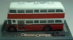 1:76 Scale White-red Corgi NO. 101 Double-decker Bus Model