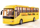 Kids Plastics Yellow R/C Coach Bus Toy