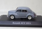Blue 1:43 Scale Diecast 1951 Renault 4CV Model