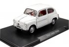 White 1:24 Scale Whitebox Diecast 1960 Fiat 600D Model