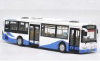 White 1:43 Scale Die-Cast Sunwin ShangHai City Bus Model
