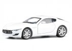 1:32 Scale Kids White /Red /Silver Diecast Maserati Alfieri Toy
