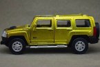 Red / Golden 1:43 Scale Kids Diecast Hummer H3 Toy