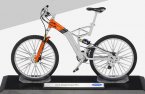 Orange 1:10 Welly Diecast Audi Design Cross Pro Bicycle Model