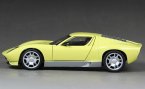 1:24 MotorMax Red / Yellow Diecast Lamborghini Miura Model