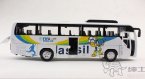 Kids White Diecast Brazil World Cup Theme Tour Bus Toy