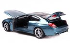 Silver / Blue / White 1:24 Scale Diecast BMW M6 Coupe Model