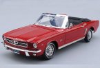 Red / Black 1:18 MotorMax Diecast 1964 1/2 Ford Mustang Model