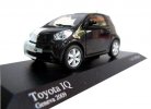 White-Black 1:43 Scale Minichamps Diecast Toyota IQ Model