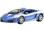 Blue 1:24 Scale Police Diecast Lamborghini Gallardo Model