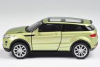 Kid 1:36 White /Light Green / Red Diecast Range Rover Evoque Toy