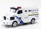 White Police Patrol Kids Diecast VW 9.150 ECE Armour Truck Toy