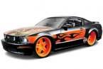 Black-Orange 1:24 Scale Diecast 2006 Ford Mustang GT Model