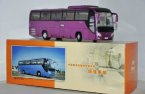 1:42 Scale Purple Alloy Made Tour Bus Toy