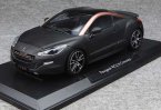Black 1:18 Scale Norev Diecast Peugeot RCZ R Concept Model