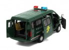 Pull-Back Function Green Kids China Post Die-cast Van Bus Toy