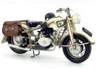 White Tinplate 1:6 Vintage 1923 BMW R32 Motorcycle Model