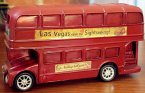 Kids Green / Red London Double Decker Bus Saving Box Toy