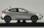 Silver / Gray 1:43 Scale Diecast Mazda Demio Model