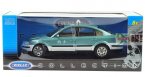 Green 1:18 Scale Welly Diecast 2001 VW Passat Sedan Taxi Model