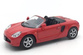 Yellow / Red / Blue 1:43 Scale Diecast Toyota MR-2 Model