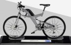 Gray Welly 1:10 Scale Diecast BMW Q6 S XTR Bicycle Model