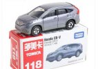 1:66 Scale Kids Gray Tomy Tomica NO.118 Diecast Honda CR-V Toy