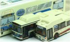 White Mini Scale Nagoya Road Transport Bureau City Bus Model