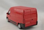 Red 1:43 Scale Diecast Peugeot EXPERT Model