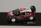 IXO 1:43 Scale Red Diecast Citroen C3 WRC Car Model