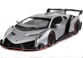 Red / Gray 1:18 Scale Kyosho Diecast Lamborghini Veneno