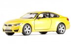 1:36 Scale Red / Yellow Kids Diecast BMW M4 Toy
