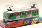 Kids Red / Green Pull-Back Function Diecast Hong Kong Tram Toy