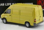 Yellow 1:43 Scale Diecast Dodge Van Model