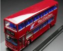1:76 Scale Red CMNL Die-Cast Alexander Double Decker Bus Model