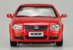 Red 1:18 Scale 2010 Diecast VW Bora Model