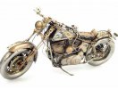 Tinplate 1:6 Scale Bronze Vintage Indian Motorcycle Model