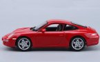 Red 1:18 Scale Maisto Diecast Porsche 911 Carrera S Model