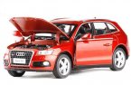 1:32 Scale Kids Red / Black / White Diecast Audi Q5 Toy
