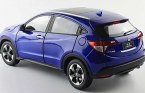 White / Blue 1:18 Scale Diecast 2014 Honda VEZEL Model