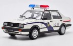 1:18 Scale White Police Diecast VW Jetta GT Model