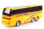 Kids Yellow Plastics Electric Double Decker Bus Toy